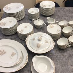 92pc Fukagawa Arita China