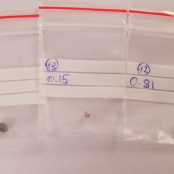 Set Of 5 Raw Diamonds