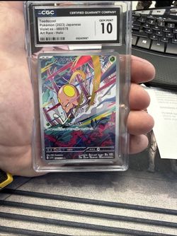Toedscool Pokémon 2023 Japanese Violet ex - 080/078 Art Rare! (CGC) Gem Mint 10!