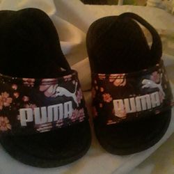  Toddler Sz 4 Puma Sling Back Sandals