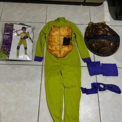 Donatello ninja turtle kids medium Halloween costume