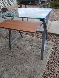 Table desk glass
