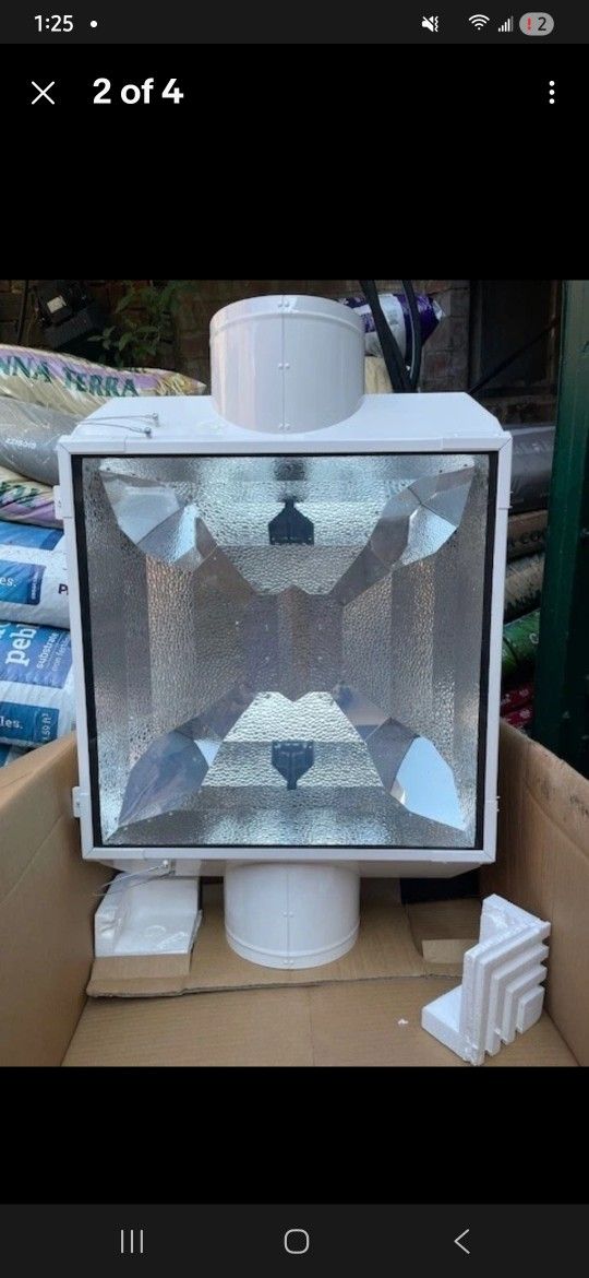 Sun System AC/DE 8 Inch Double Ended DE Air-Cooled Reflector