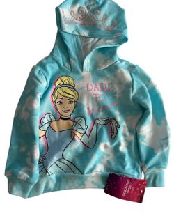 Disney Princess Cinderella Tie-Dye Hoodie Girls 3T