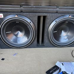 Rockford Fosgate Subwoofer, Amp, Etc 
