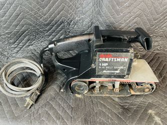 Belt Sander - SEARS Craftsman 1 HP 3- in. BELT SANDER