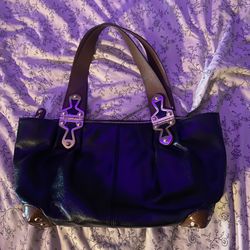 Michael Kors Black Leather Tote Bag