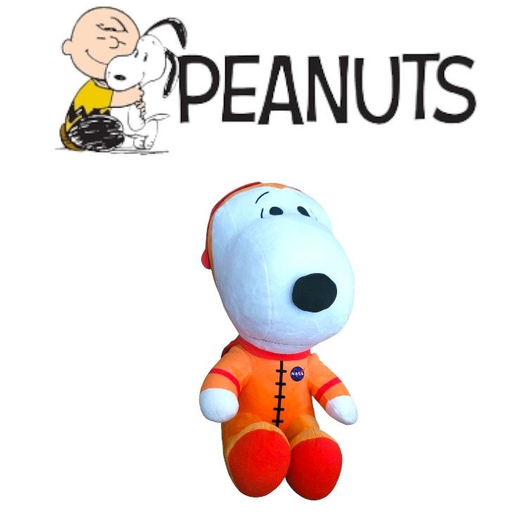 Peanuts Snoopy Space NASA Macys Thanksgiving Parade Stuffed 19in Plush Astronaut