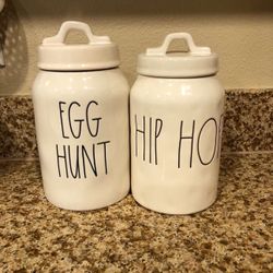 Rae Dunn Easter Canisters