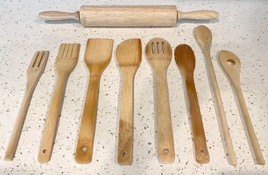 Mixing Spoons and Rolling Pin Bundle