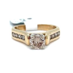 14KT Yellow Gold Diamond Ring 4.38g Size 6-3/4 I-772