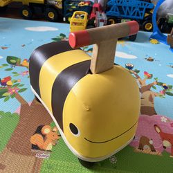 Wooden Bee Ride On