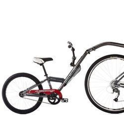 Novara AfterBurner 2.0 Trailer Bike Tandem Attachment Bicycle Back-Hitch Children's Rider Ride Along