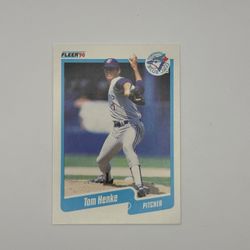 1990 Fleer #84b Tom Henke