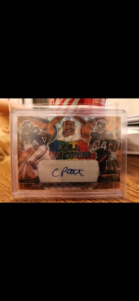 2022 Panini- Spectra Football Cordarrelle Patterson Auto # 02/10