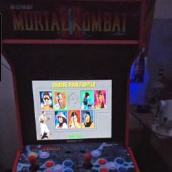 Mortal Kombat 2 Arcade1up Cabinet With Riser Works Perfectly Pickup Only 