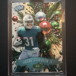 OLLIE GORDON II Football Card 