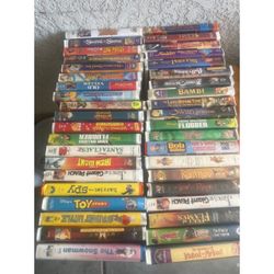 40 Disney VHS Movies