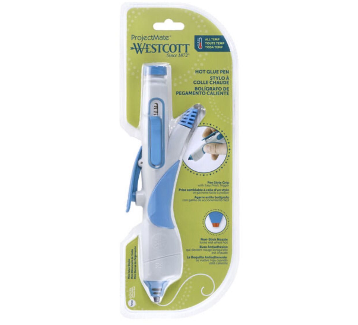 Westcott Premium Safety Mini Hot Glue Pen