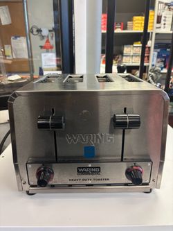 Waring Commercial Heavy Duty 4-Slot Toaster WCT810 – Stainless Steel - 3 Available!