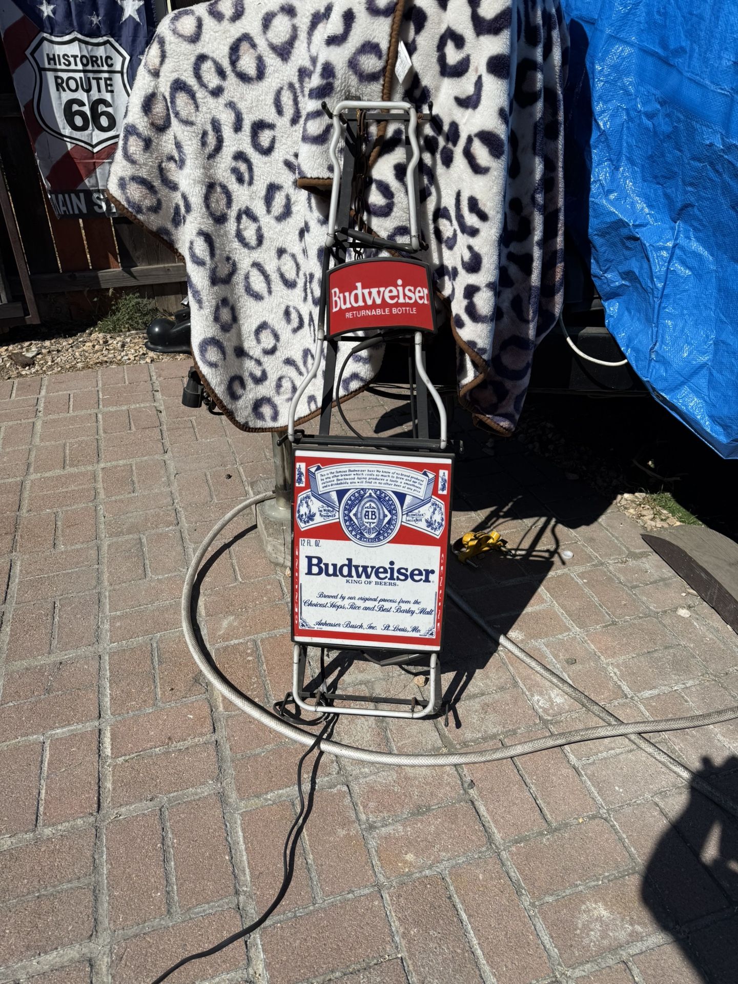 Vintage Neon Beer Signs Lot Budweiser, Garage Pool Man Cave
