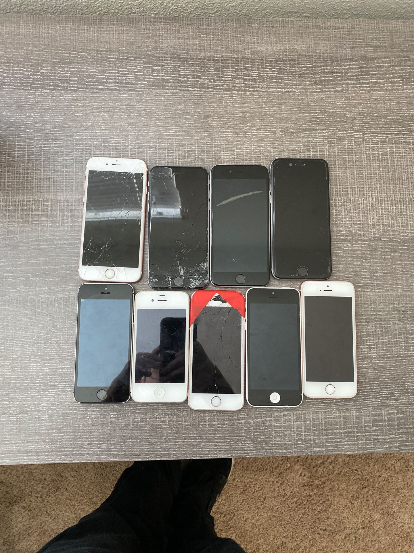 iPhones for parts 6,6s,SE