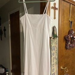 Cute Short White Dress 