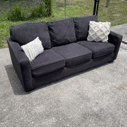 Dark Grey Sofa Couch! Free Delivery 🚚 