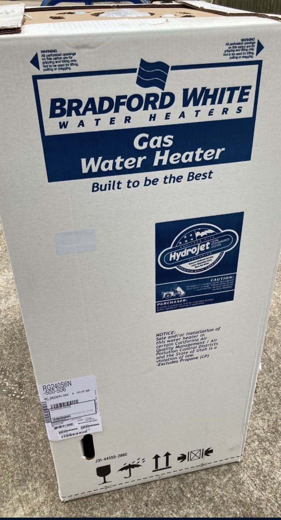 40 Gallon Gas Water Heater