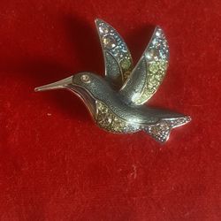 Hummingbird Brooch By Liz Claiborne