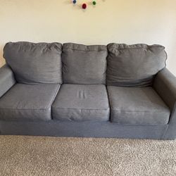 Three Seat Grey Sofa