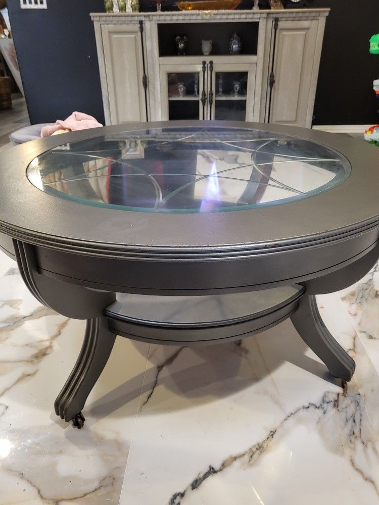 Round Vintage Coffee Table