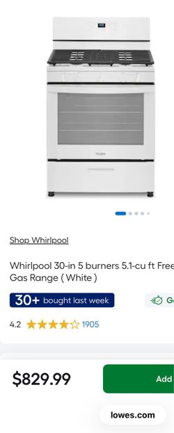 Whirlpool stove