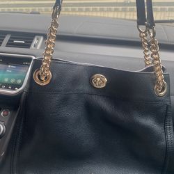 Leather Black Coach Purse