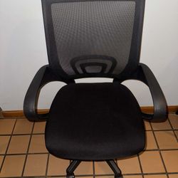 black mesh ergonomic office chair