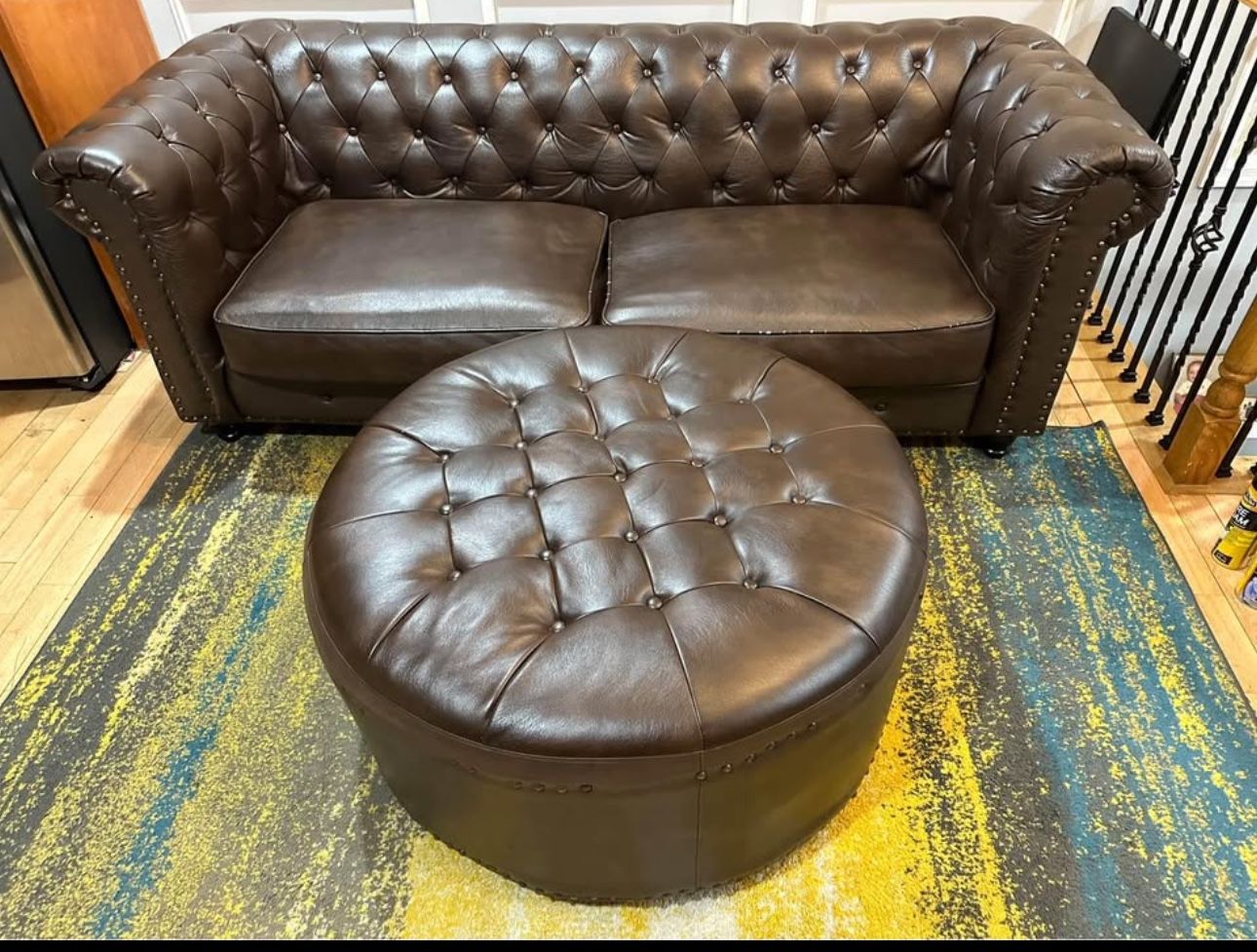 Chesterfield Sofa Living Room Couch Set
