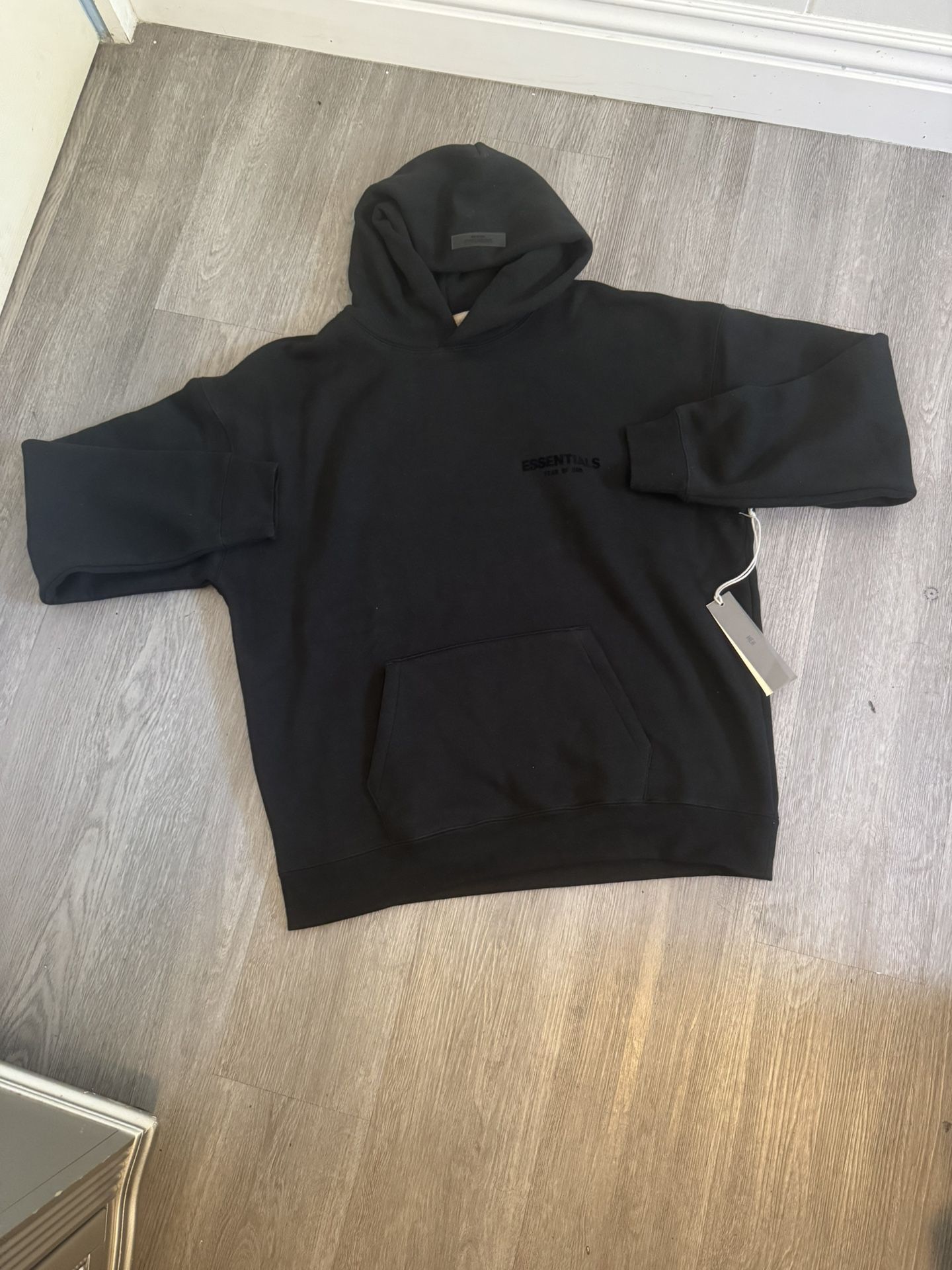 Fear Of God Essentials Black Hoodie Never Worn Comes With Bag And Pacsun Tags Read Description