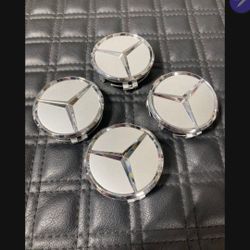 75mm Mercedes Rim Center Caps.  See All Pics For Others Sold Separately SHIPPING AVAILABLE 