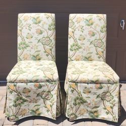Upholstered Dining Chairs Set Of 2