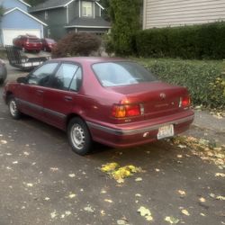 1995 Toyota Tercel Dx Sedan 