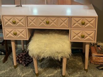 Vanity and chair