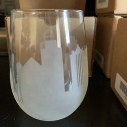 Beautiful set of four (4) Skyline wine glasses, brand new in box. These elegant glasses are perfect for any occasion — from casual dinners to special 