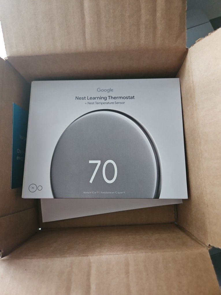 Nest fourth generation thermostat.