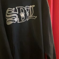 XXL Black Hoodie Skysdalimit X MoneySignSuede 