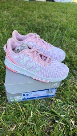 Adidas Racer TR23 Kids Sneakers – Pink/White – Size 10K