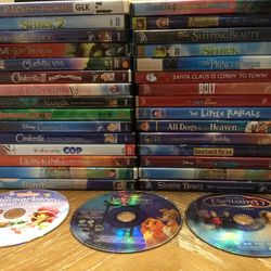 Kids  Disney  And  Misc. Movies.  41 In All 