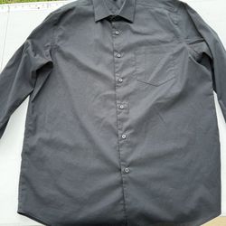 Black Button Down Dress Shirt