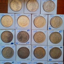 Silver Dollars Morgan's $55 Each On Sale 