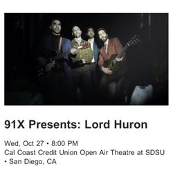 Lord Huron - SDSU Tonight!
