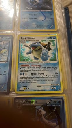 Blastoise Pokémon card 2007